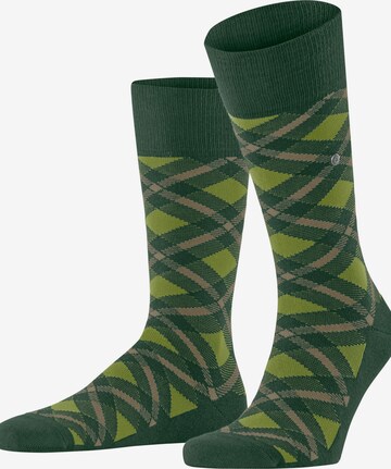 BURLINGTON Socks 'Tartan' in Green: front