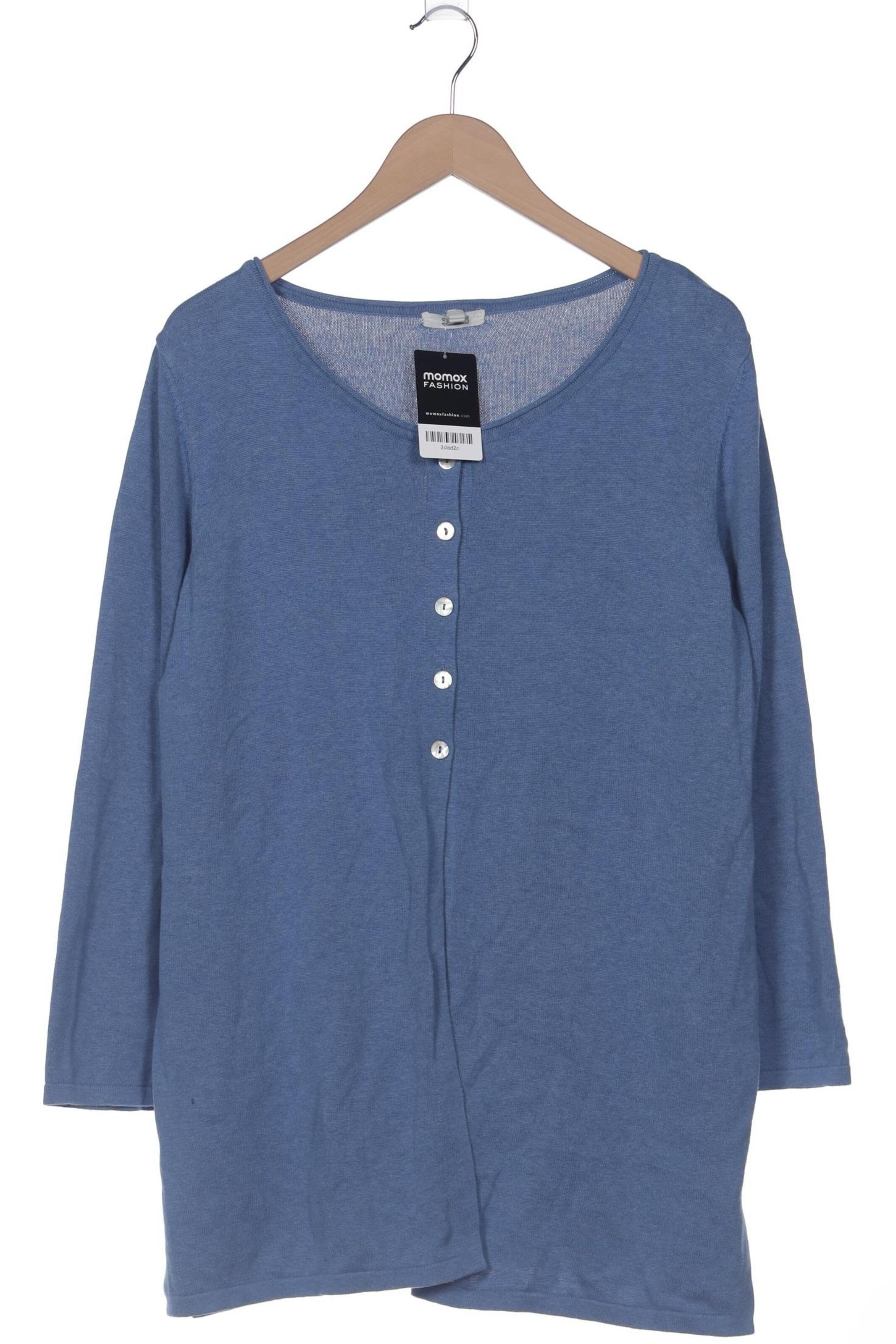 Strickjacke - Dackel – blau/weiß main image 1
