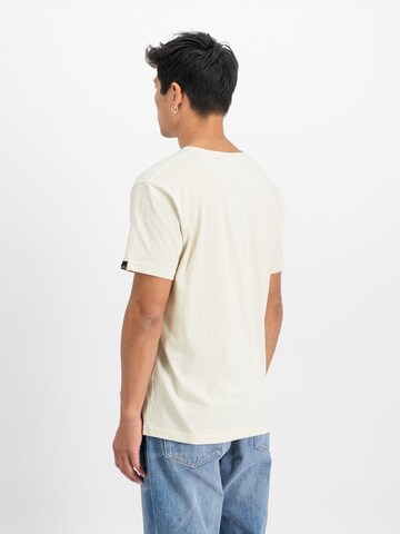 T-Shirt ALPHA INDUSTRIES en blanc