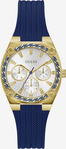 Orologio analogico 'Saylor' di GUESS in blu: frontale