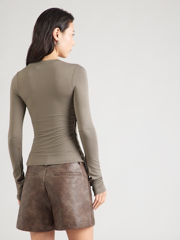 WEEKDAY Póló 'Mina' - szürke