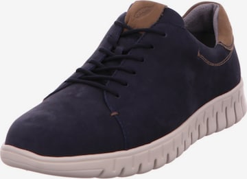 WALDLÄUFER Athletic Lace-Up Shoes in Blue: front