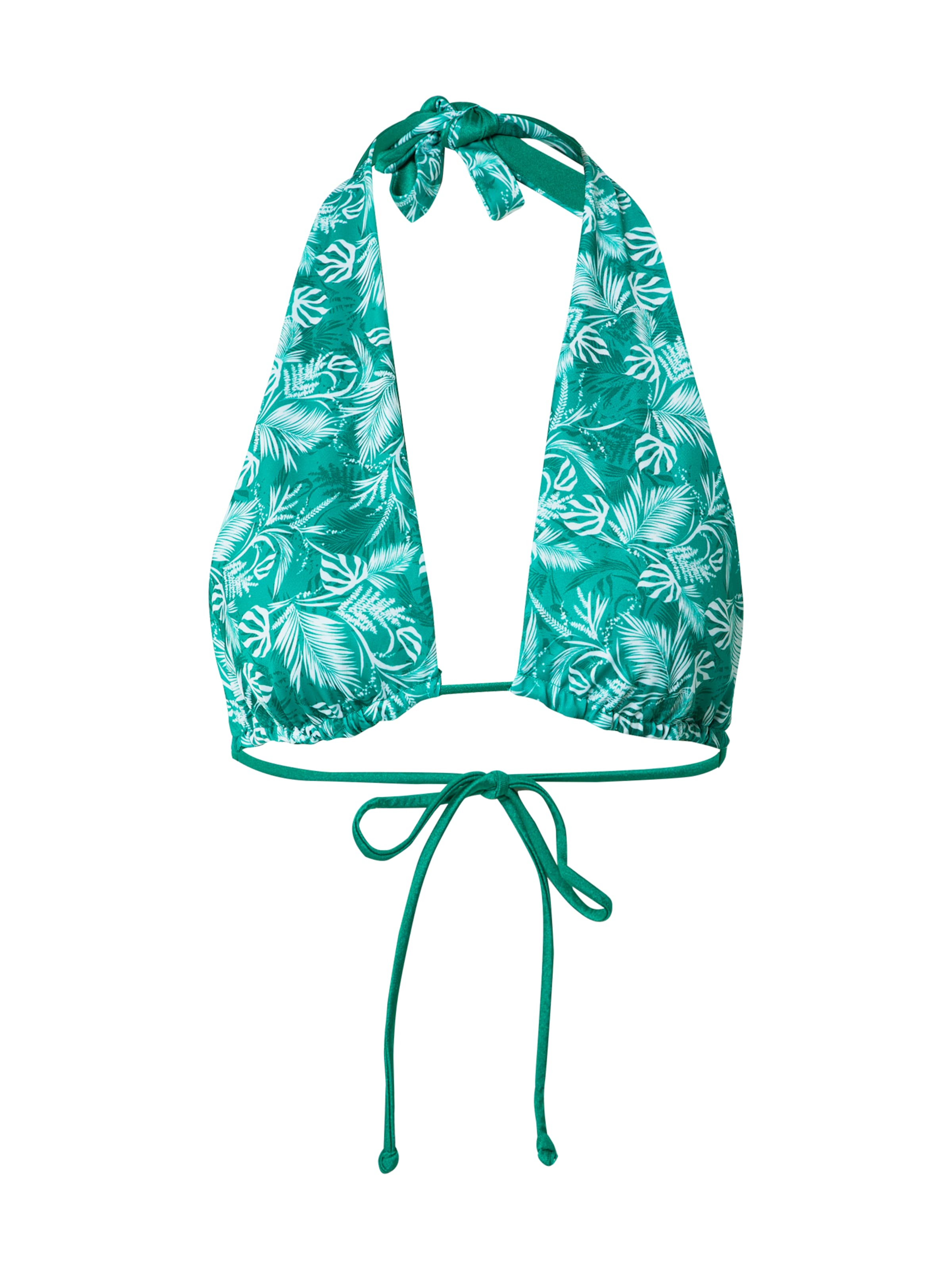 Hunkemöller Trikotni nedrčki Bikini zgornji del | zelena barva: sprednja stran