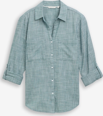 Chemisier TOM TAILOR en vert : devant