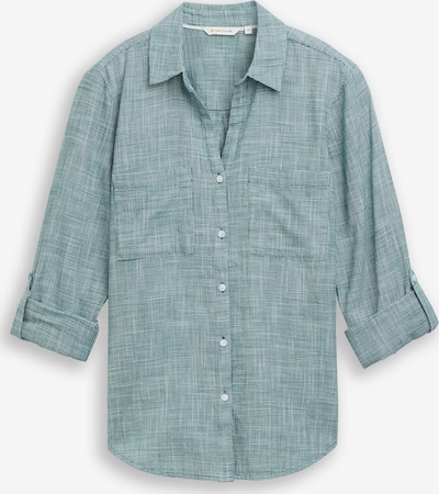 TOM TAILOR Bluza u žad / bijela, Pregled proizvoda