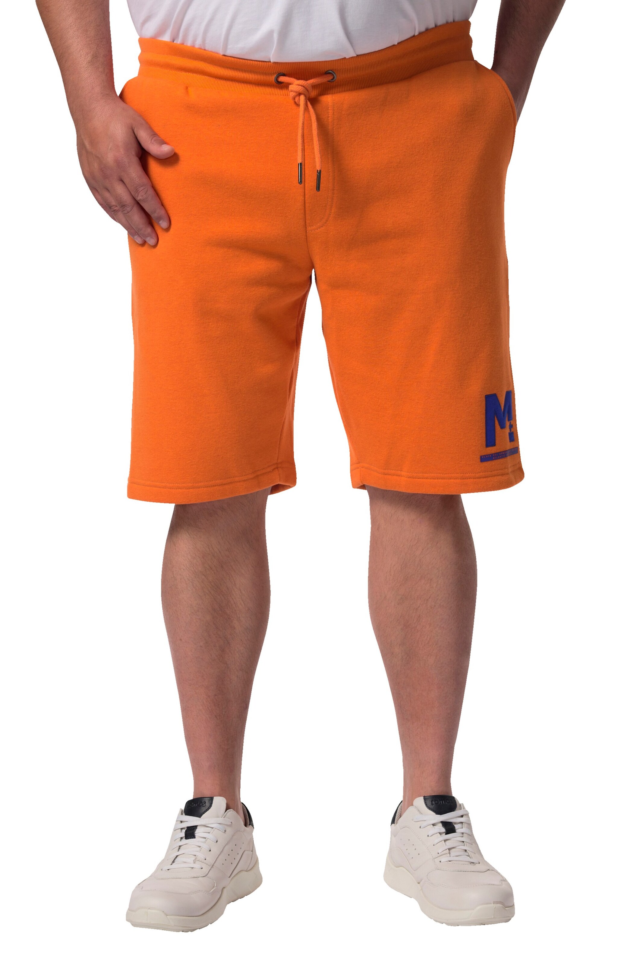 Men Plus Regular Sportbroek in Oranje: voorkant