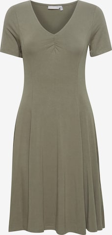 Fransa Summer Dress in Green: front