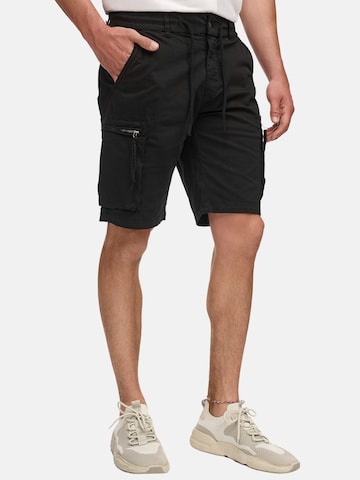 Tazzio Regular Cargohose 'A211' in Schwarz