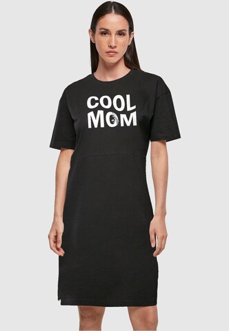Merchcode Kleid 'Mothers Day - Cool Mom' in Schwarz: predná strana
