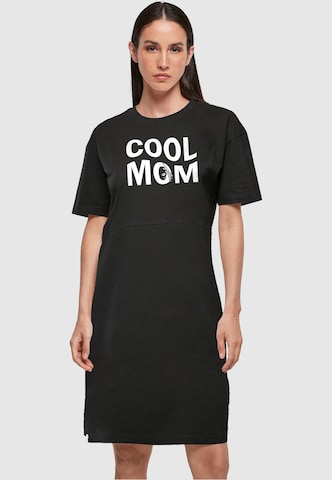 Merchcode Jurk 'Mothers Day - Cool Mom' in Zwart: voorkant