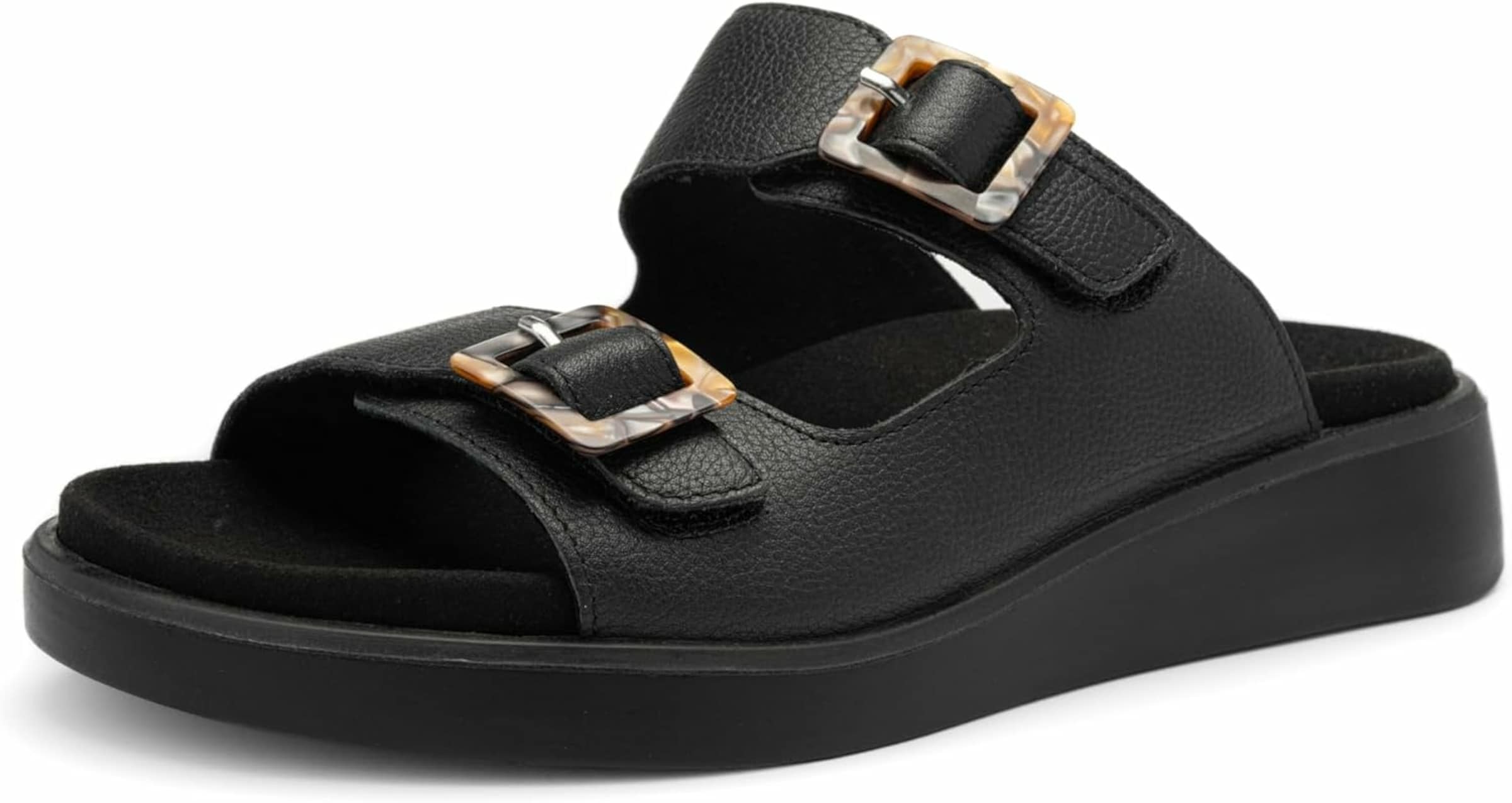 ARA Pantolette in Schwarz: Vorderseite