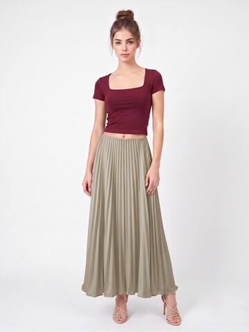 TorWeit Skirt 'PLISSEE ROCK' in Beige