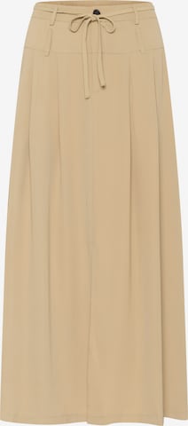 Kaffe Nederdel 'Illis' i beige: forside