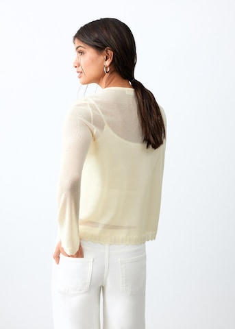 MANGO TEEN Pullover 'Perla' in Gelb
