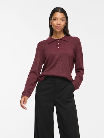 VILA Sweater 'VIRil' in Purple: front