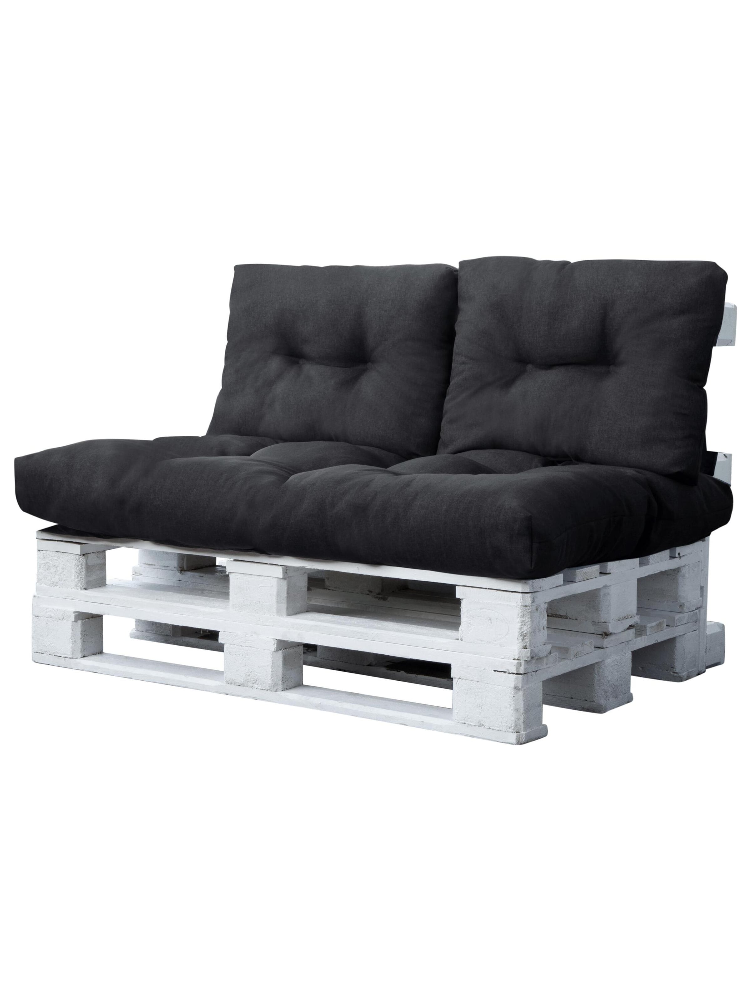 Aspero Zitkussens in Grijs: voorkant