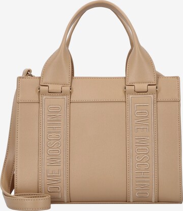 Love Moschino Handbag 'Billboard' in Beige: front