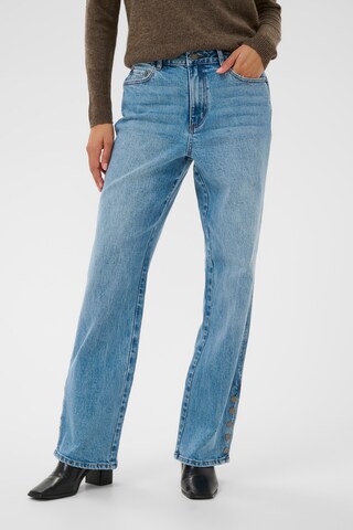 Kaffe Flared Jeans 'KAleanne' in Blue: front