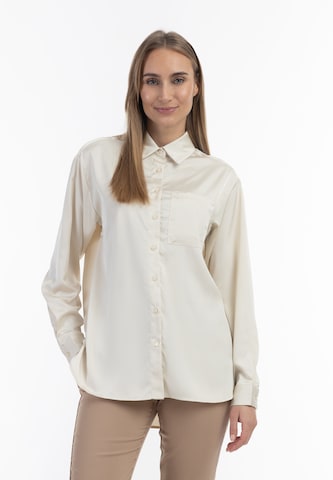 RISA Blouse in Beige: voorkant