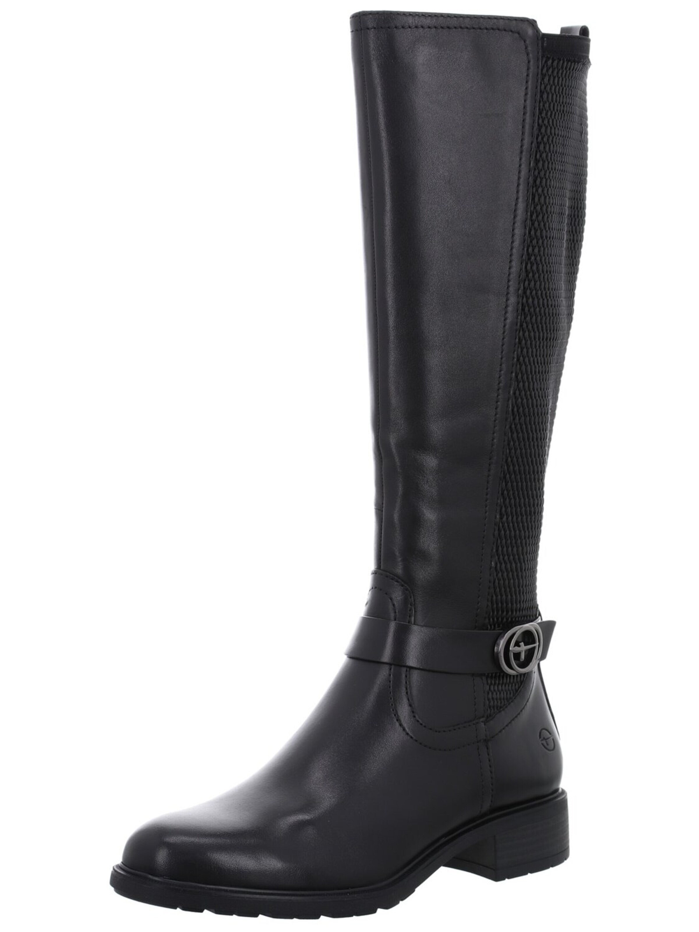 Tamaris Boots 'Stiefel Damen 1-25618-43/001 Echtleder in schwarz' in 41 in Black, Item view