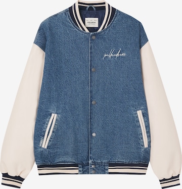 Pull&Bear Tussenjas in Blauw: voorkant