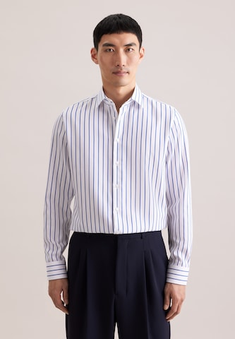 Coupe regular Chemise business SEIDENSTICKER en bleu : devant