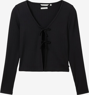 TOM TAILOR DENIM Bolero in Schwarz: predná strana