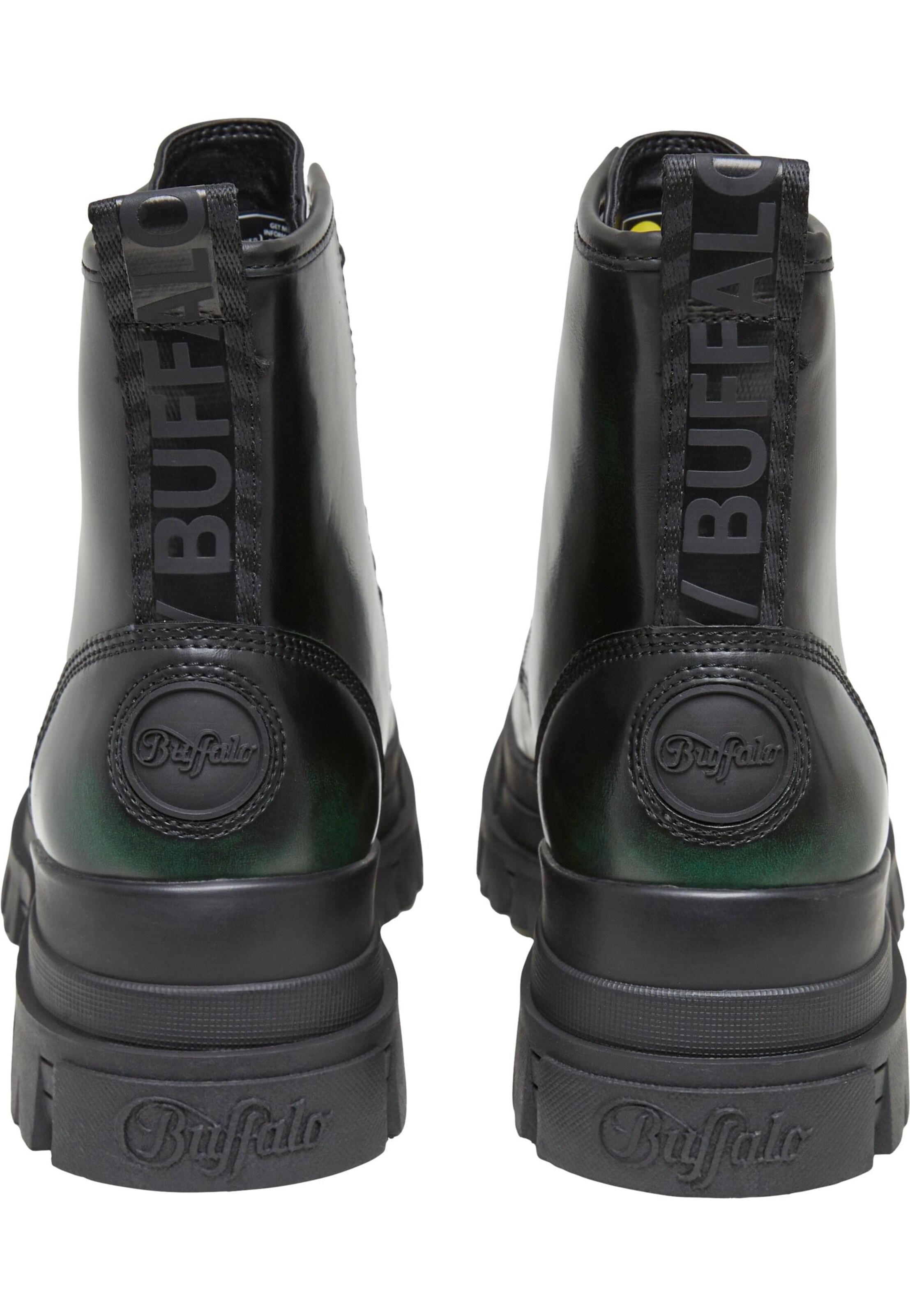 BUFFALO Veterlaarsjes 'Aspha' in Zwart