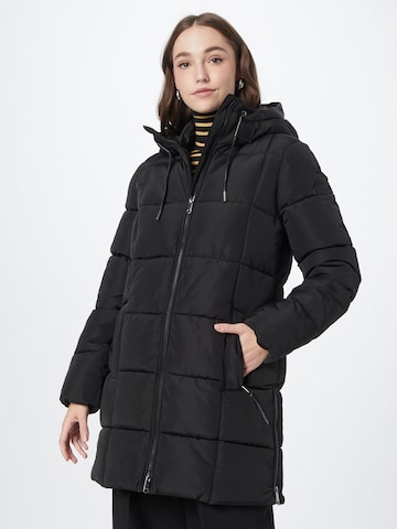 TOM TAILOR Winter coat in Black: front