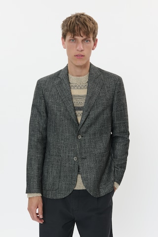 Matinique Regular fit Colbert 'Colt' in Grijs: voorkant