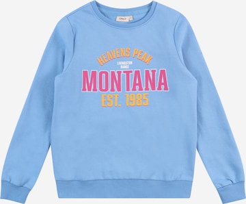 Sweat-shirt 'CALI' KIDS ONLY en bleu : devant