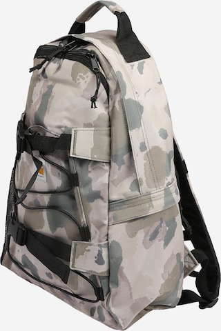 Carhartt WIP Backpack 'Kickflip' in Grey: front