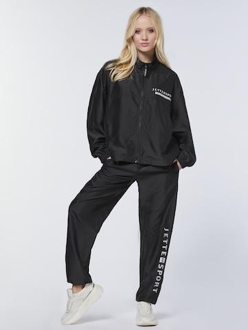 Jette Sport Sweatsuit in Black: front