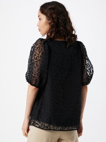 SISTERS POINT - Blusa 'Mela' em preto