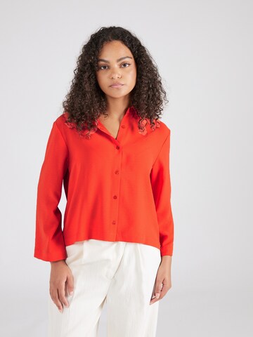 Camicia da donna 'Freda' di modström in rosso: frontale