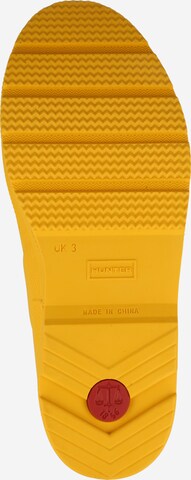 HUNTER Rubber boot in Yellow