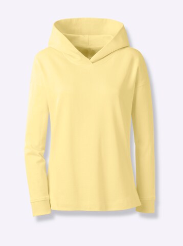 Sweat-shirt heine en jaune : devant