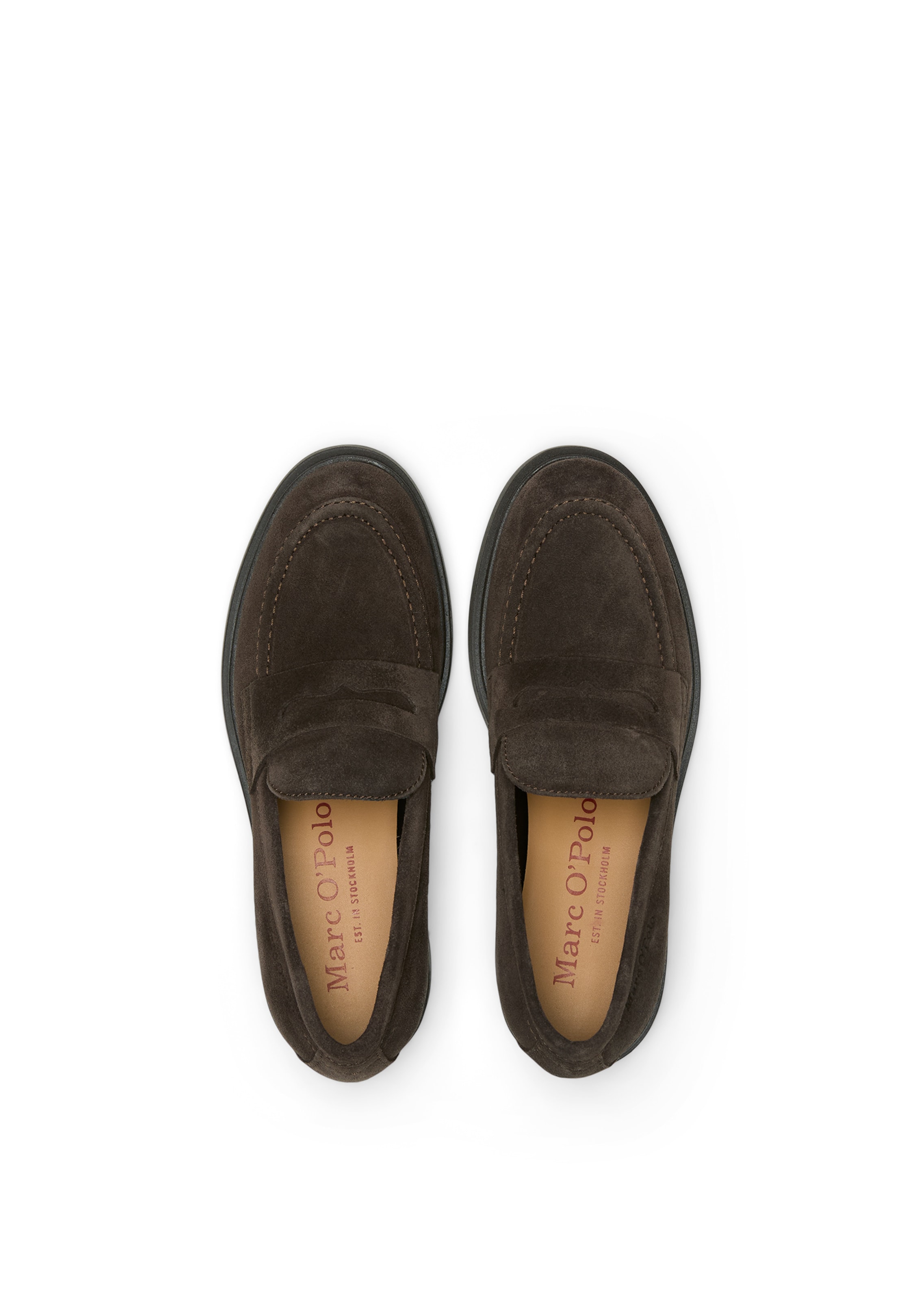 Marc O'Polo Mocassins 'Paula ' in Bruin