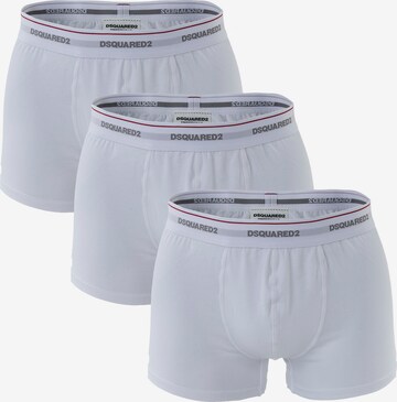 Boxers DSQUARED2 en blanc : devant