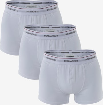 Boxer di DSQUARED2 in bianco: frontale