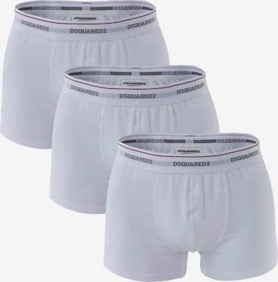 DSQUARED2 Boxershorts in rot / schwarz / weiß, Produktansicht