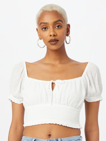 HOLLISTER Bluse in Weiß: Vorderseite