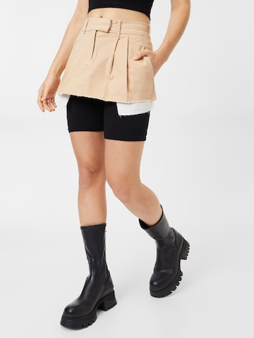 Edikted Skirt in Beige: front