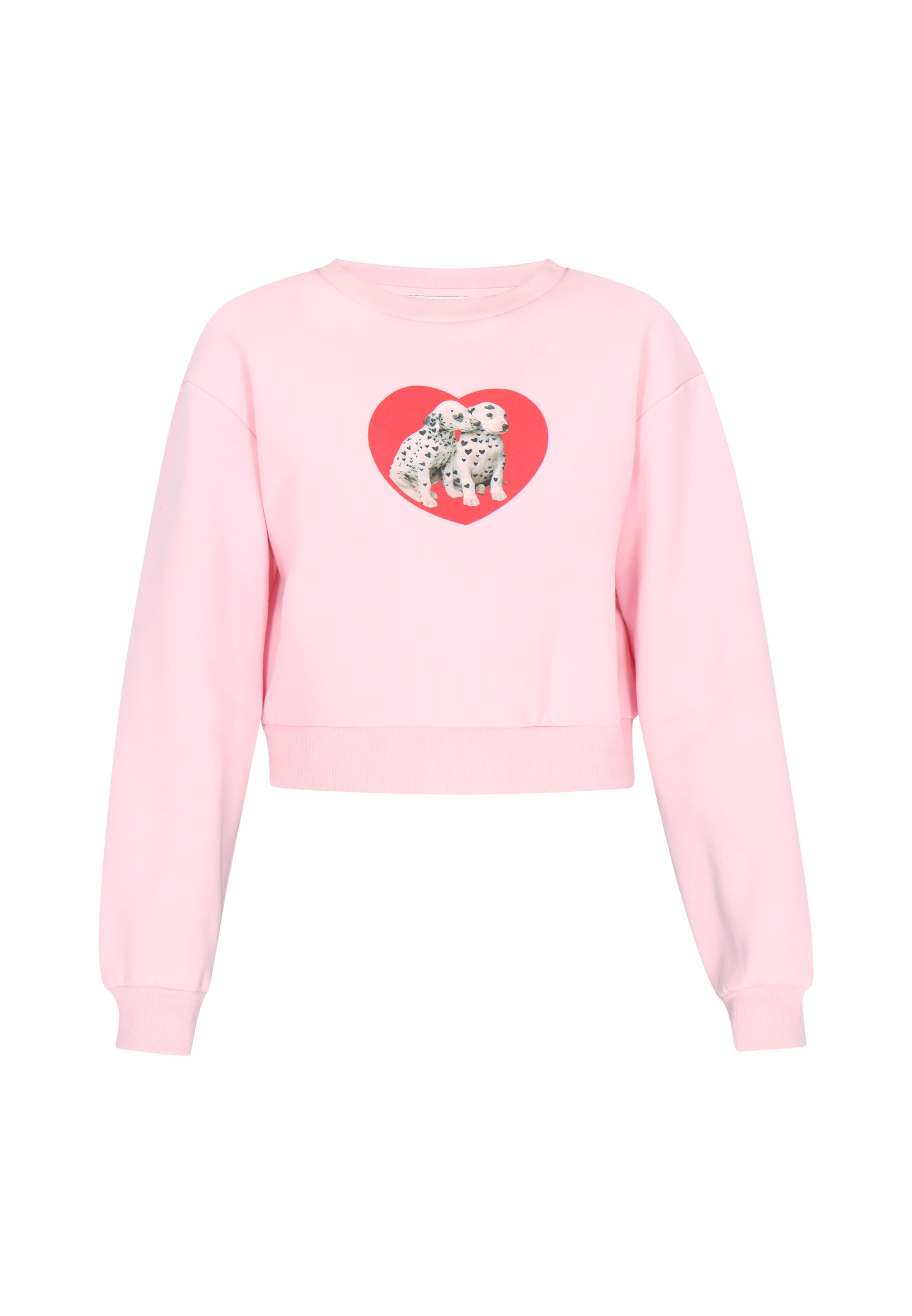 MYMO Sweatshirt 'Pop' in Roze: voorkant
