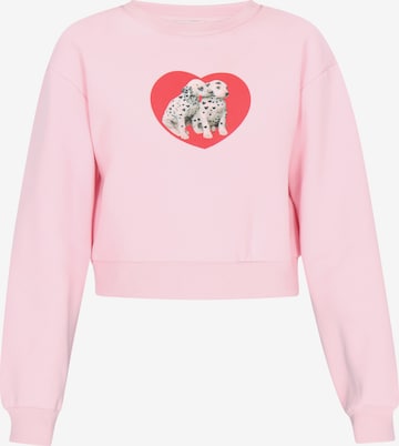 Sweat-shirt 'Pop' MYMO en rose : devant