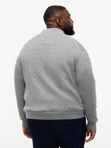 Tommy Hilfiger Big & Tall Neulepaita 'CLASSIC' värissä harmaa