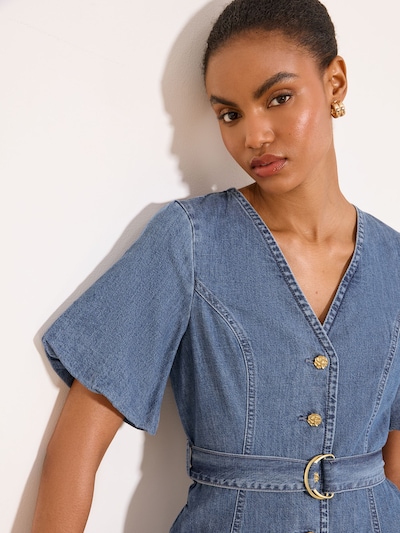 Lipsy Jurk in 42 in de kleur Blauw denim, Productweergave