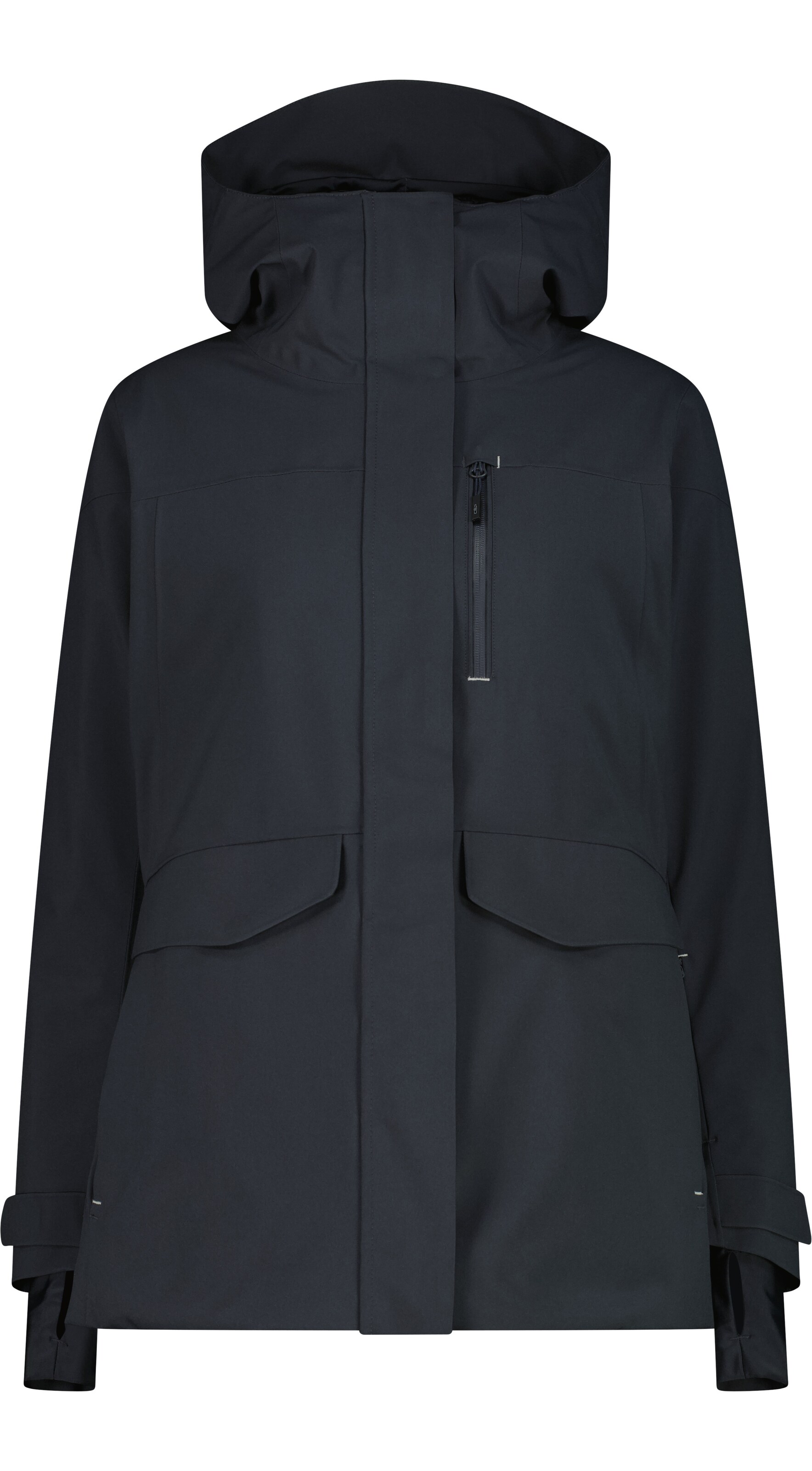 CMP Between-Season Jacket in Black: front