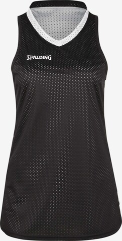 SPALDING Performance Shirt 'Essential Reversible 4Her' in Black: front