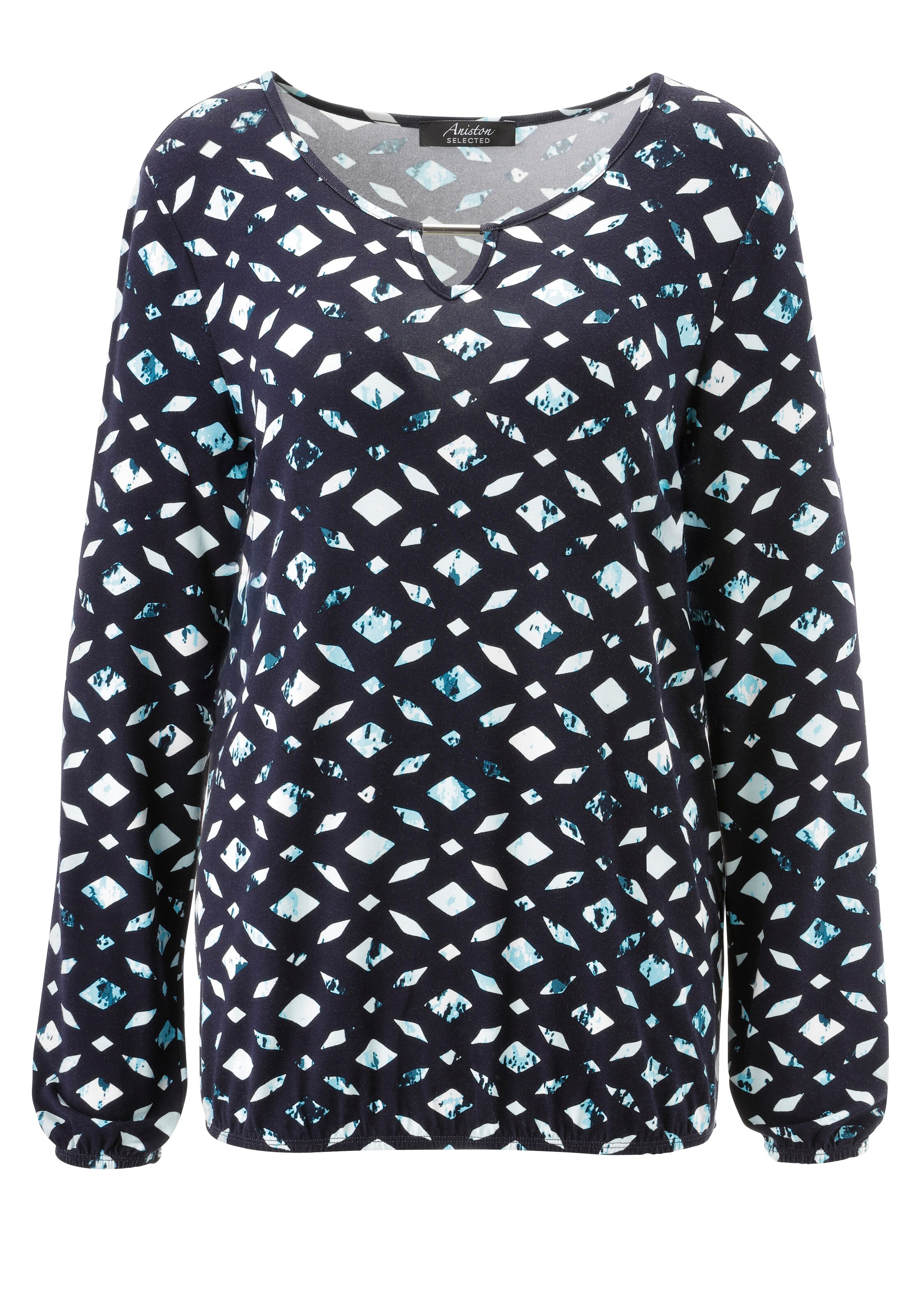 Aniston SELECTED Shirt in Blue: front